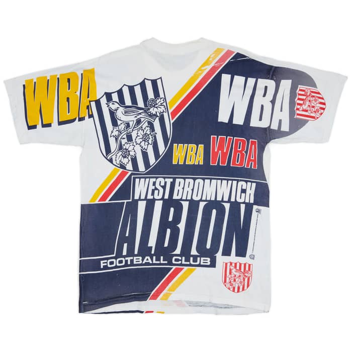1991-92 West Brom Kick Graphic Tee - 9/10 - (XL)