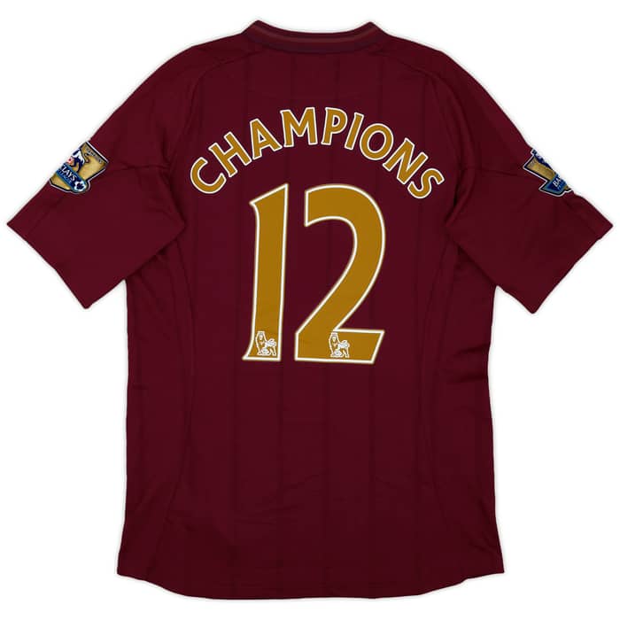 2012-13 Manchester City Away Shirt Champions #12 (M)
