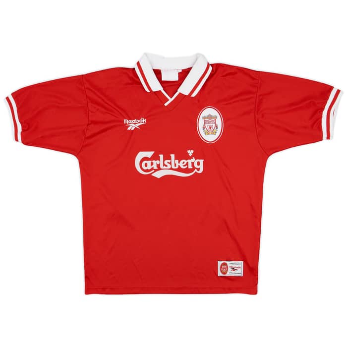 1996-98 Liverpool Home Shirt Carragher #23 - 8/10 - (L)