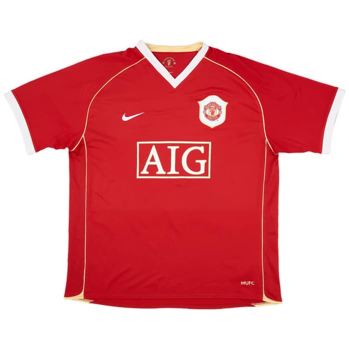 2006-07 Manchester United Home Shirt Evra #3