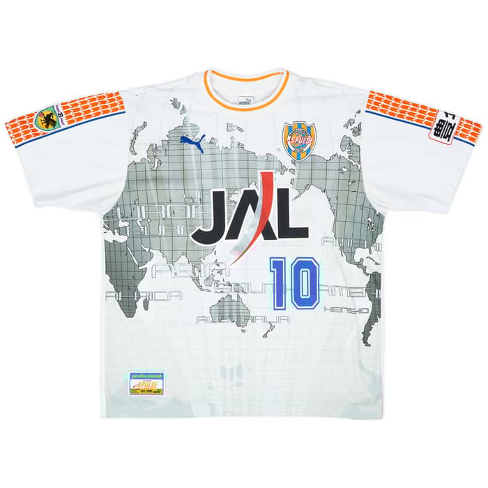 2002-04 Shimizu S-Pulse Away Shirt Sawanobori #10 - 8/10 - (M)