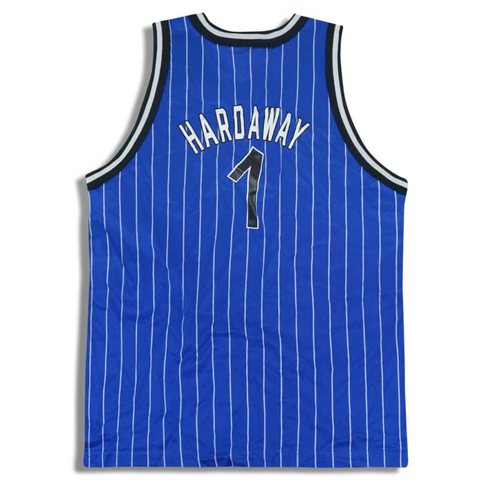 1995-98 Orlando Magic Hardaway #1 Champion Jersey (Away) Y