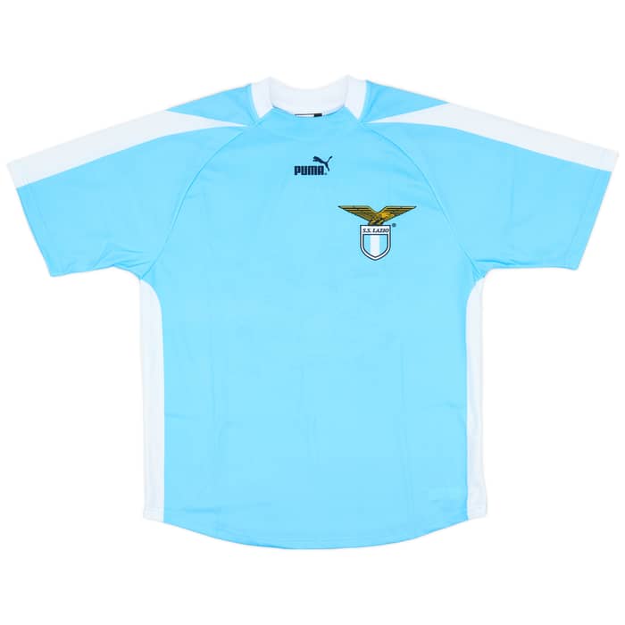 2003-04 Lazio 'Signed' Basic Home Shirt - 9/10 - (M)