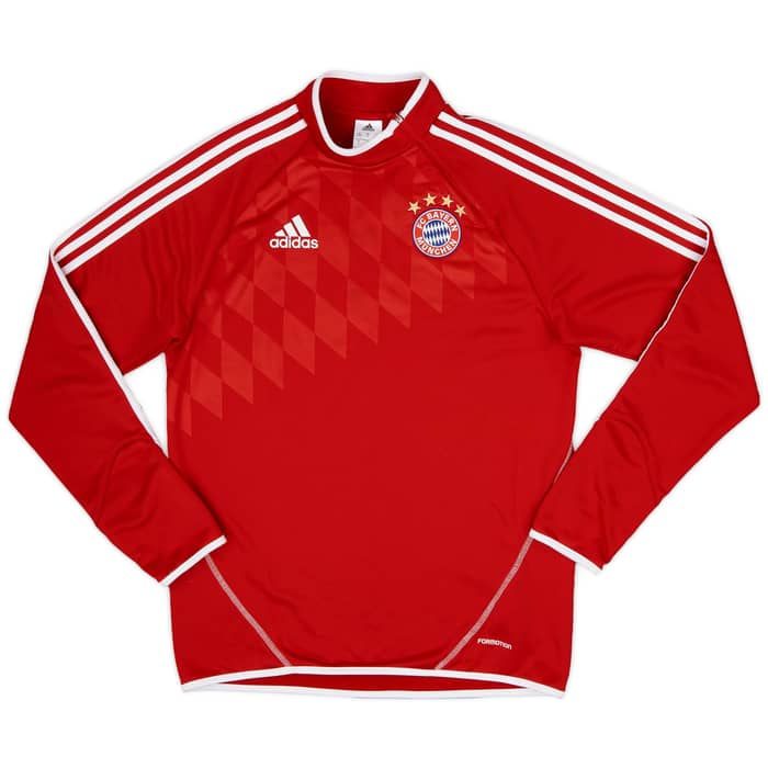 2013-14 Bayern Munich adidas 1/4 Zip Drill Top - 10/10 - (M/L)