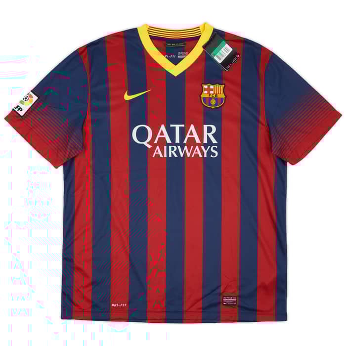 2013-14 Barcelona Home Shirt Messi #10