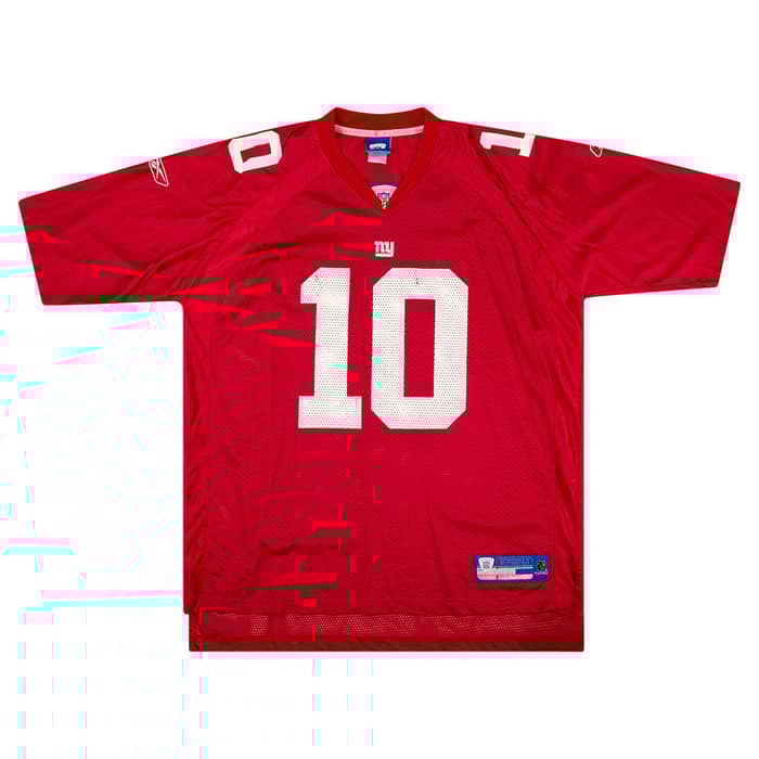 2005-06 New York Giants Manning #10 Reebok On Field Jersey (Alternate) XXL