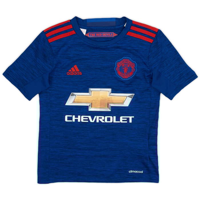 2016-17 Manchester United Away Shirt Pogba #6 - 6/10 - (S.Boys)