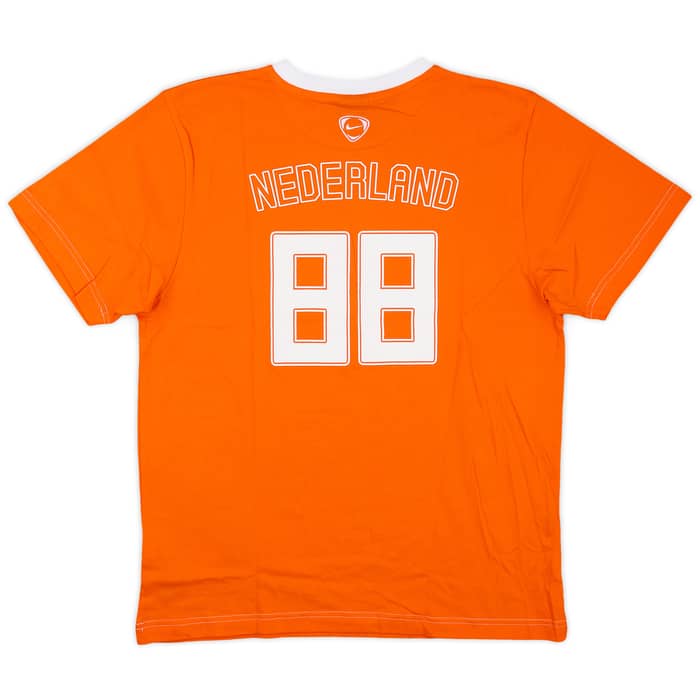 2008-09 Netherlands Nike Cotton Tee Nederland #88 (M)