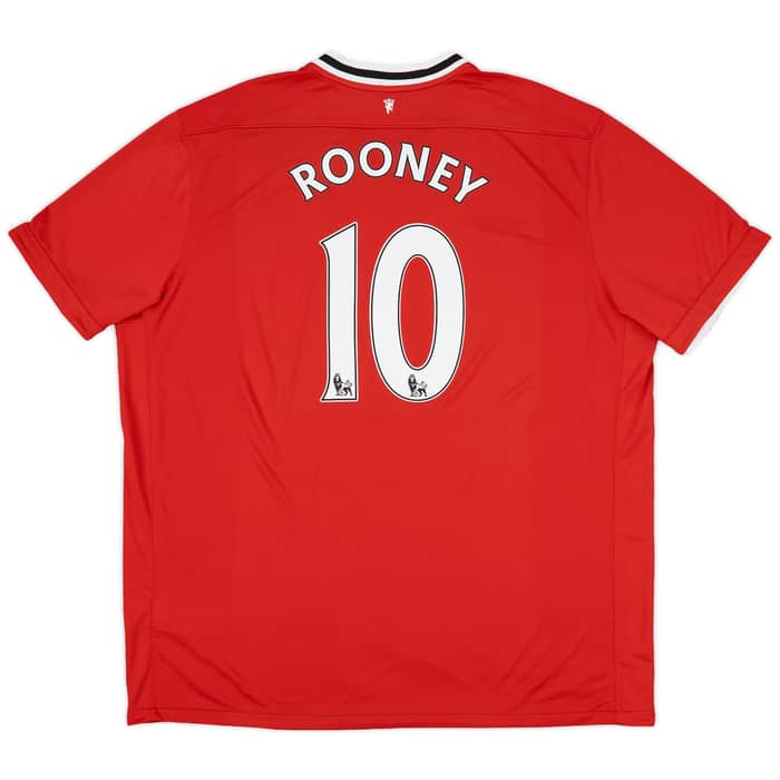 2011-12 Manchester United Home Shirt Rooney #10 - 9/10 - (3XL)