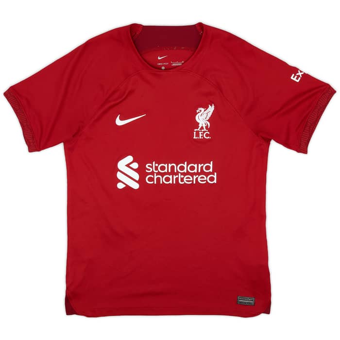 2022-23 Liverpool Home Shirt Virgil #4 - 8/10 - (S)