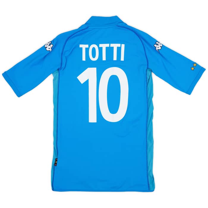 2002 Italy Home Shirt Totti #10 - 6/10 - (M)