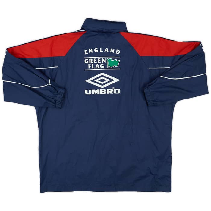 1995-97 England Umbro Hooded Rain Jacket - 9/10 - (L)