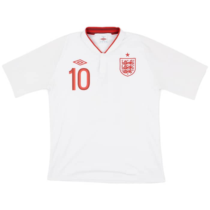 2012-13 England Home Shirt Rooney #10 - 7/10 - (M/L)
