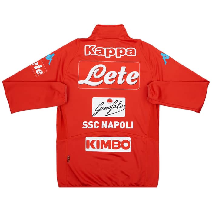 2016-17 Napoli Player Issue 1/4 Zip Training Top # - 5/10