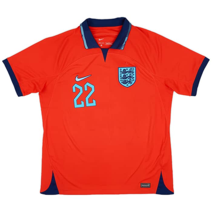 2022-23 England Away Shirt Bellingham #22 - 9/10 - (L)