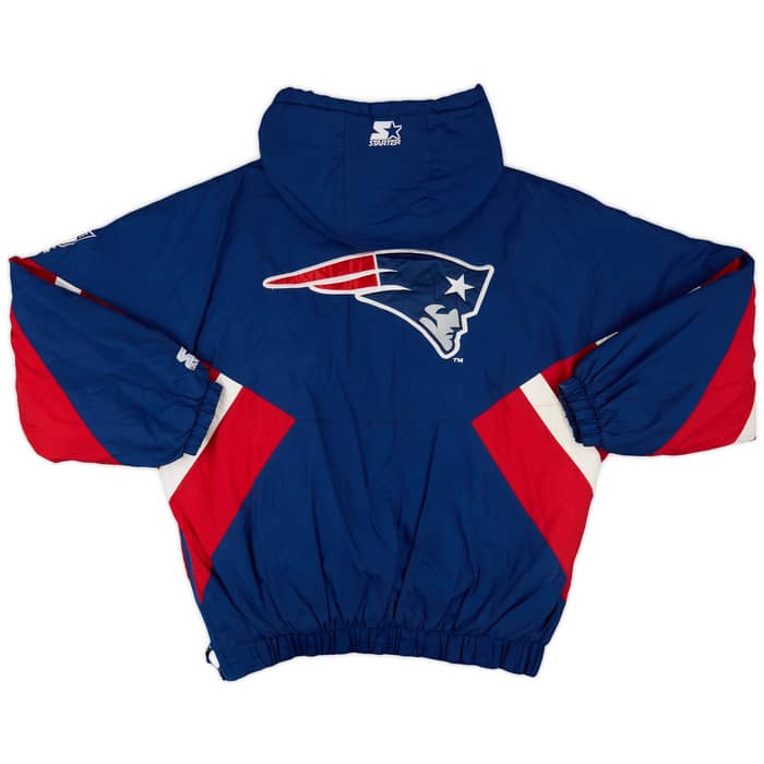 1990s New England Patriots Starter 1/2 Zip Rain Coat - 8/10 - (L)