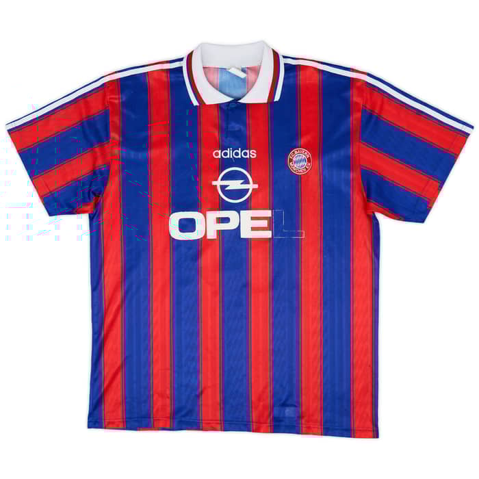 1995-97 Bayern Munich Home Shirt Nerlinger #6 - 4/10 - (XL)