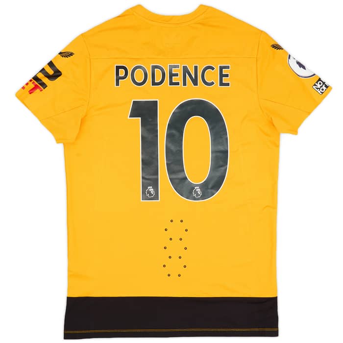 2022-23 Wolves Match Issue Home Shirt Podence #10