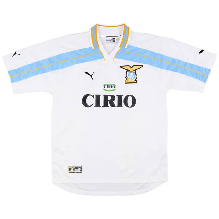 1999-00 Lazio Centenary Home Shirt Mancini #10 - 6/10 - (XL)