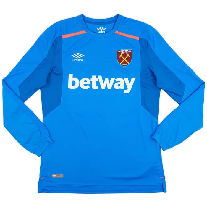 2017-18 West Ham Player Issue GK Shirt Trott #34 - 9/10 - (L)