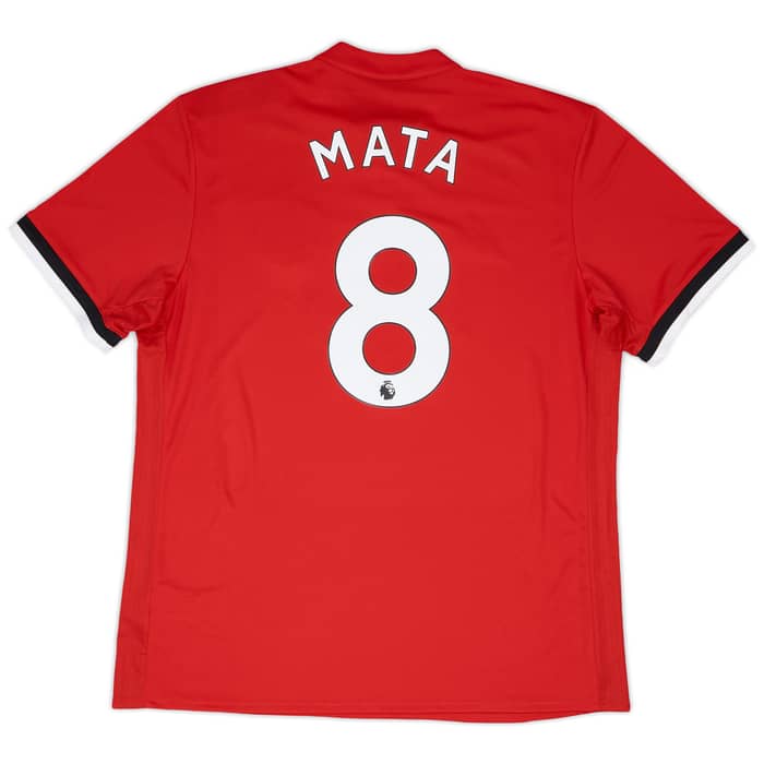2017-18 Manchester United Home Shirt Mata #8 (XL)