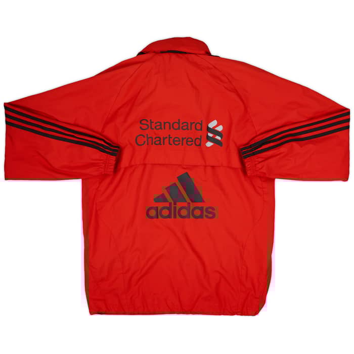 2010-11 Liverpool adidas Hooded Rain Jacket - 8/10 - (M)