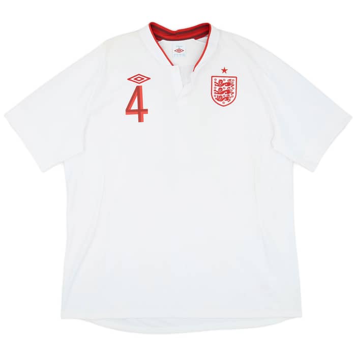2012-13 England Home Shirt Gerrard #4 - 7/10 - (XXL)