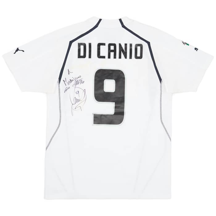 2004-05 Lazio Match Issue Signed Away Shirt Di Canio #9