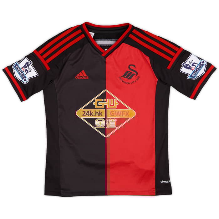 2014-15 Swansea Away Shirt Dyer #12 - 6/10 - (L.Boys)