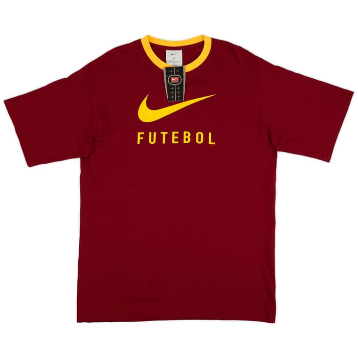 2000-01 Portugal Nike Logo Tee - 9/10
