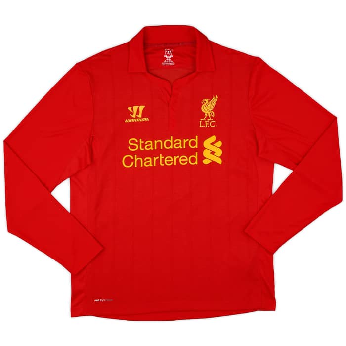 2012-13 Liverpool Home L/S Shirt Gerrard #8 - 7/10 - (M)