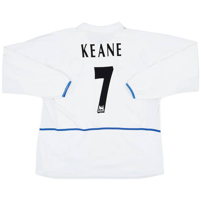 2002-03 Leeds United Home L/S Shirt Keane #7 - 8/10 - (XXL)
