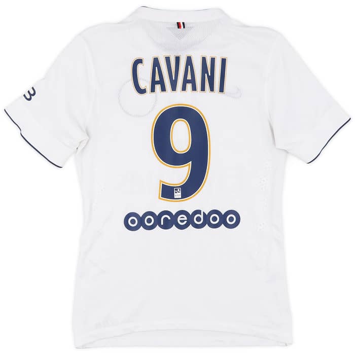 2014-15 Paris Saint-Germain Authentic Away Shirt Cavani #9 - 9/10 - (S)