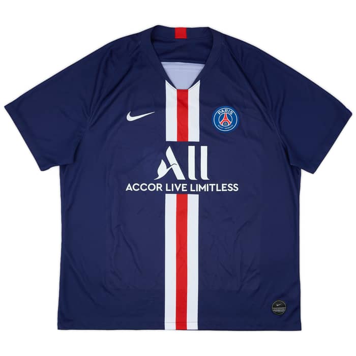 2019-20 Paris Saint-Germain Home Shirt Mbappe #7 - 8/10 - (XXL)