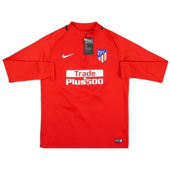 2017-18 Atletico Madrid Nike 1/4 Zip Training Top (L)