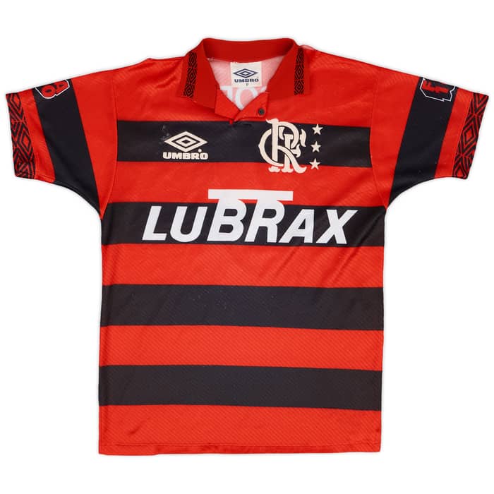 1994-95 Flamengo Centenary Home Shirt #7 - 7/10 - (S)