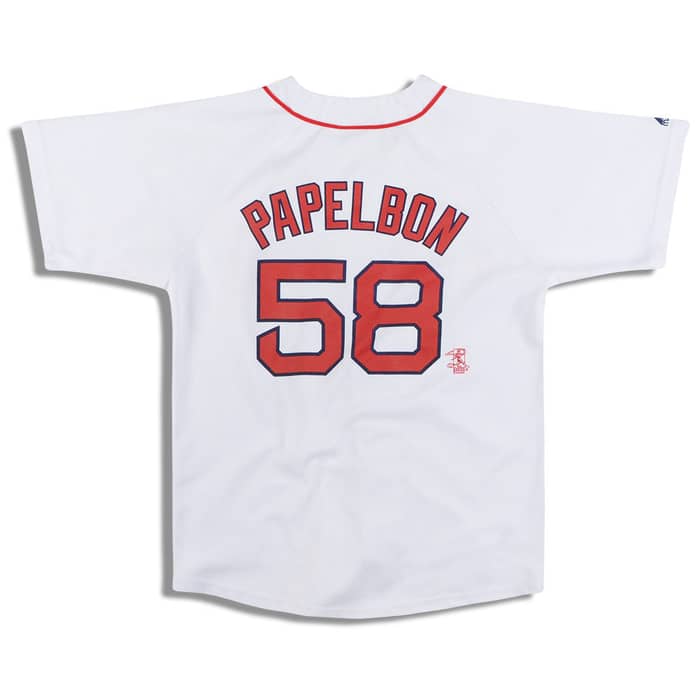 2005-08 Boston Red Sox Papelbon #58 Majestic Jersey (Home) Y