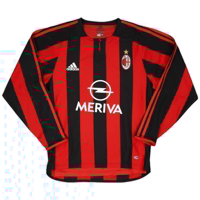 2003-04 AC Milan Match Issue Home Shirt #9