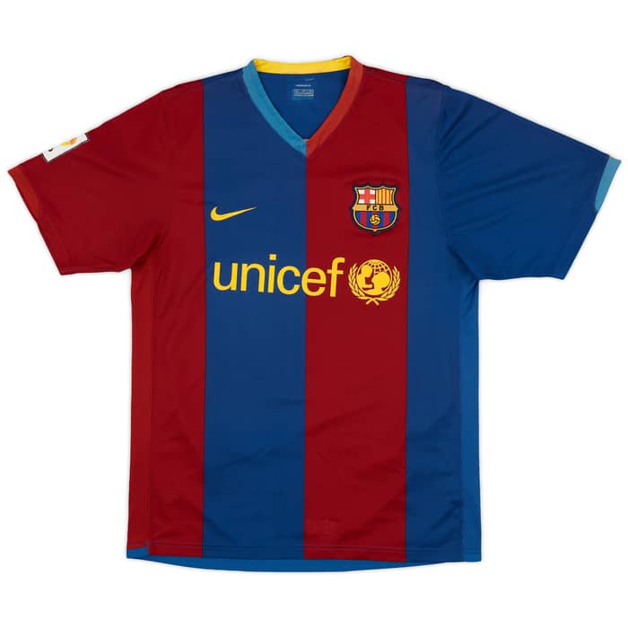 2006-07 Barcelona Home Shirt Messi #19 - 6/10 - (M)