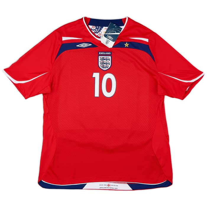 2008-10 England Away Shirt Owen #10 (Women's XXL)