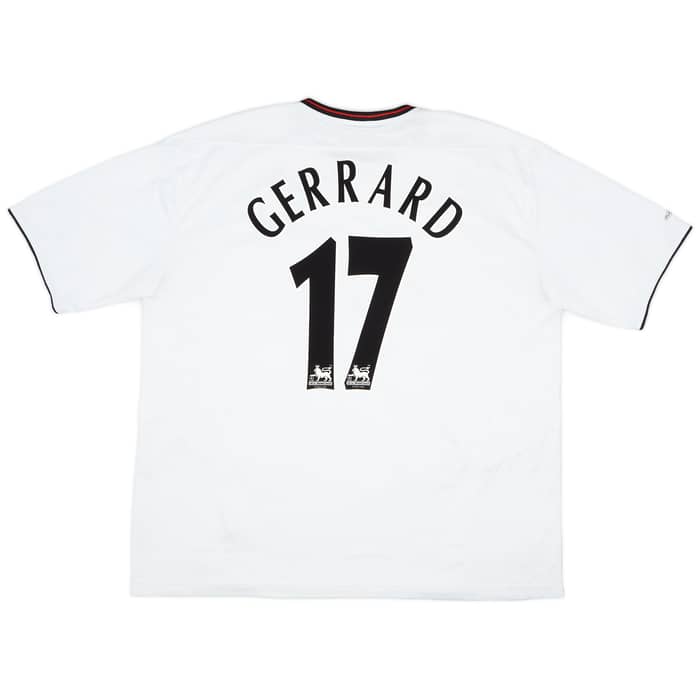 2003-04 Liverpool Away Shirt Gerrard #17 - 7/10 - (XXL)