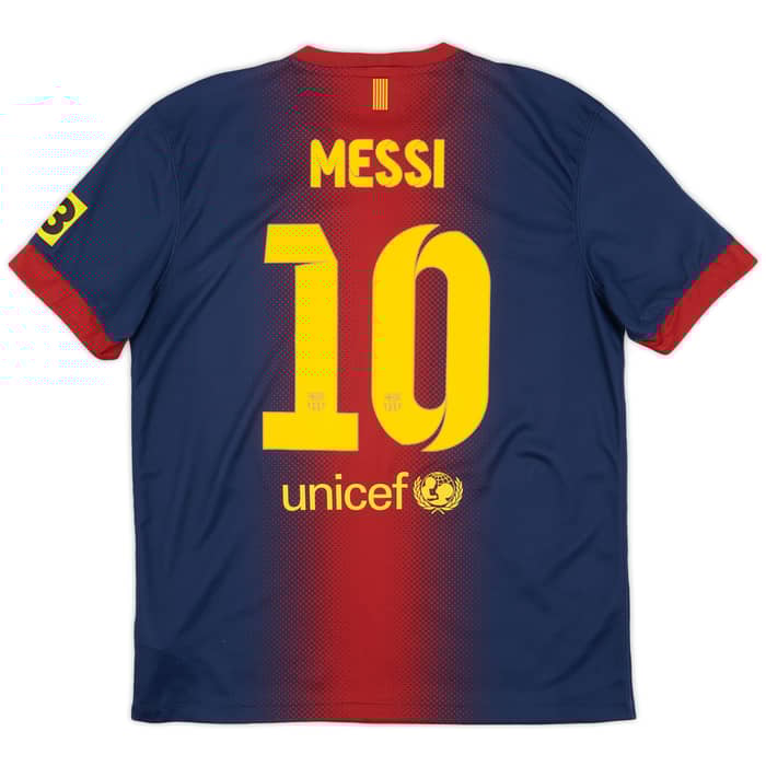 2012-13 Barcelona Home Shirt Messi #10 - 7/10 - (L)