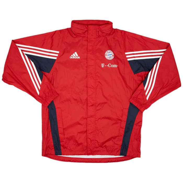 2003-04 Bayern Munich adidas Hooded Rain Jacket - 8/10 - (M)