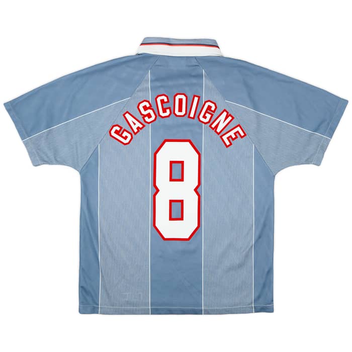 1996-97 England Away Shirt Gascoigne #8 - 6/10 - (M)