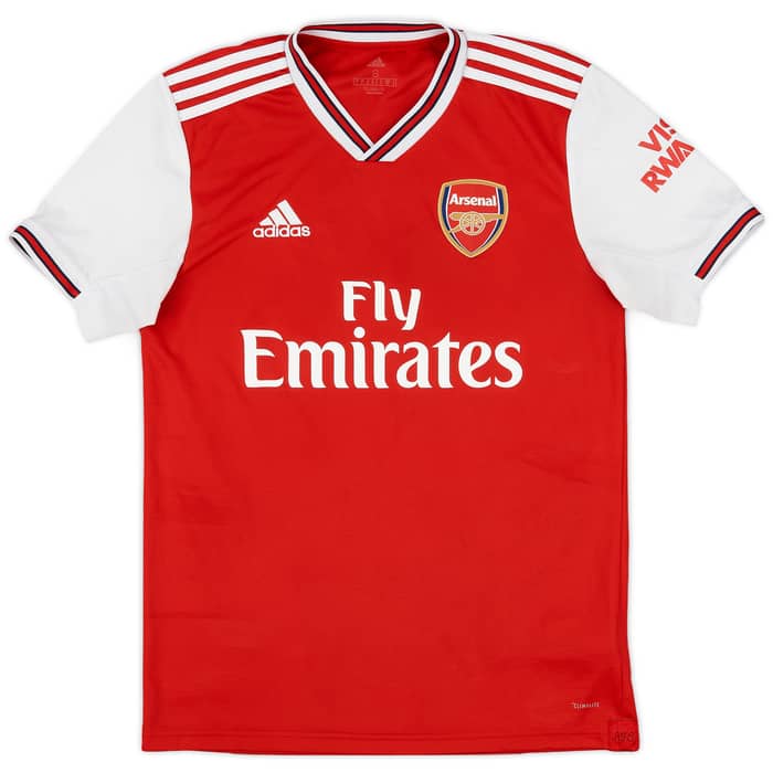 2019-20 Arsenal Home Shirt Saka #77 - 8/10 - (S)