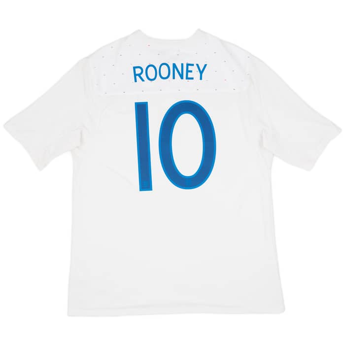 2010-11 England Home Shirt Rooney #10 - 8/10 - (XL)