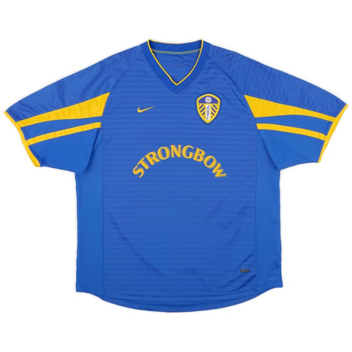 2001-03 Leeds United Away Shirt Radebe #5 - 8/10 - (L)