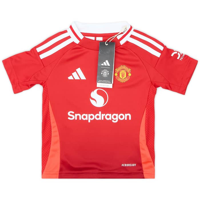 2024-25 Manchester United Home Full Kit (Little Kids)