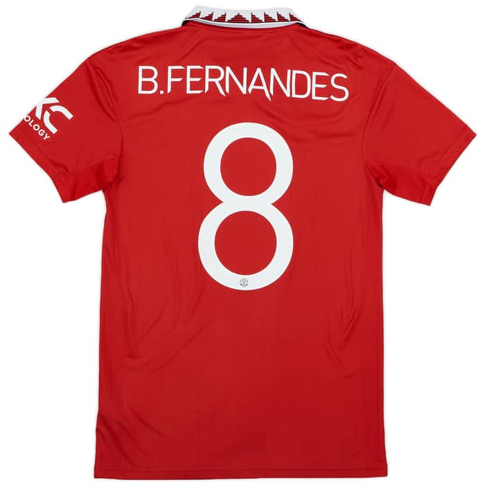 2022-23 Manchester United Home Shirt B.Fernandes #8 - 8/10 - (S)