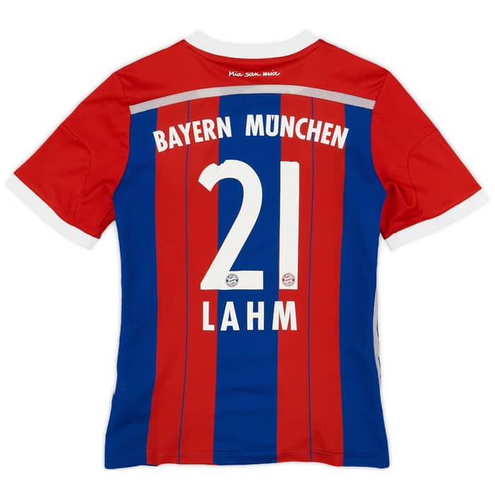 2014-15 Bayern Munich Home Shirt Lahm #21 - 6/10 - (M.Boys)